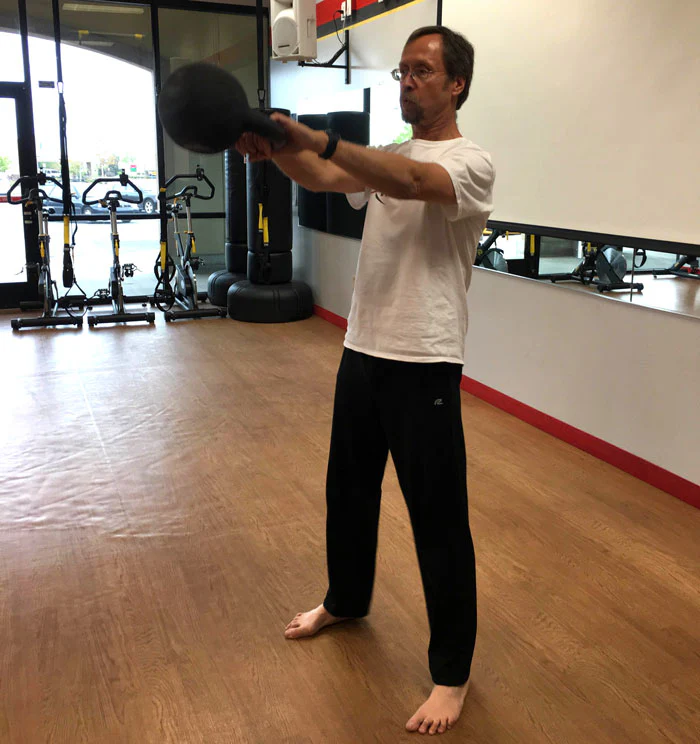 Wayne Pallas HKC, Swinging A Kettlebell