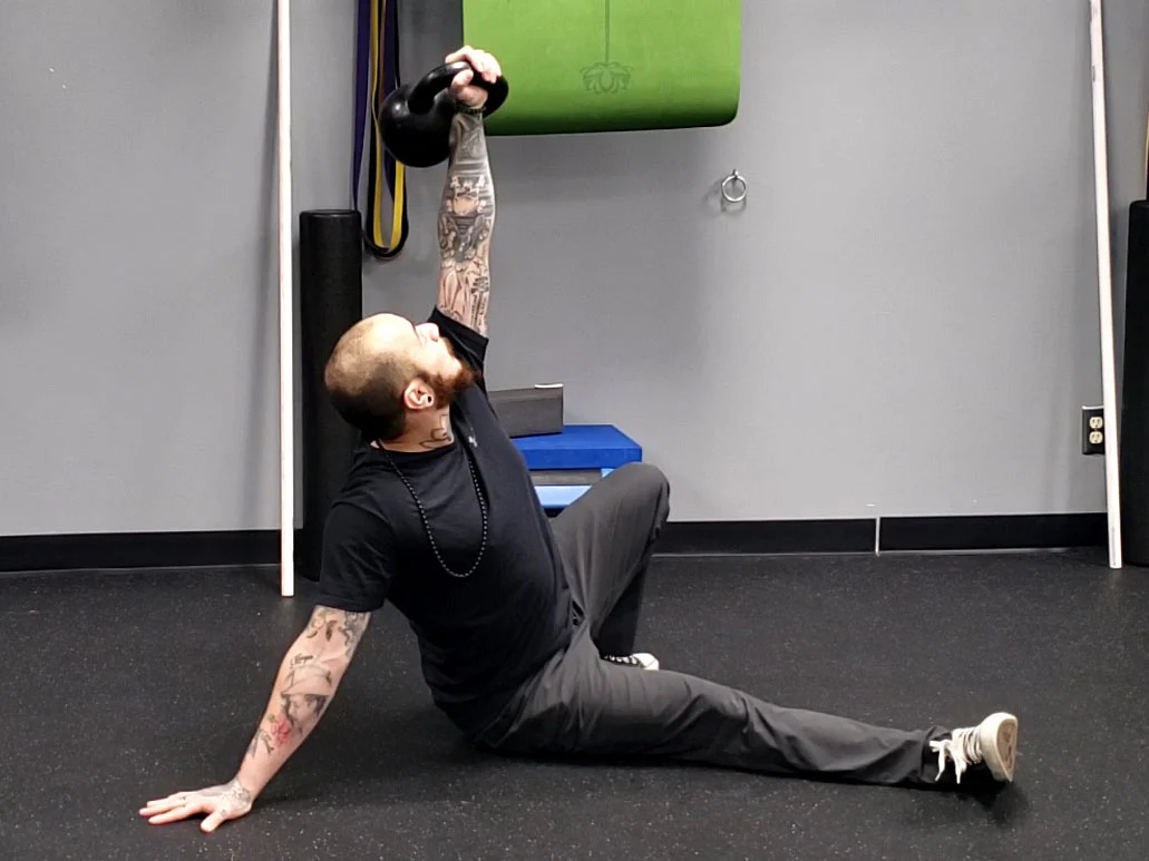 kettlebell getup William Sturgeon