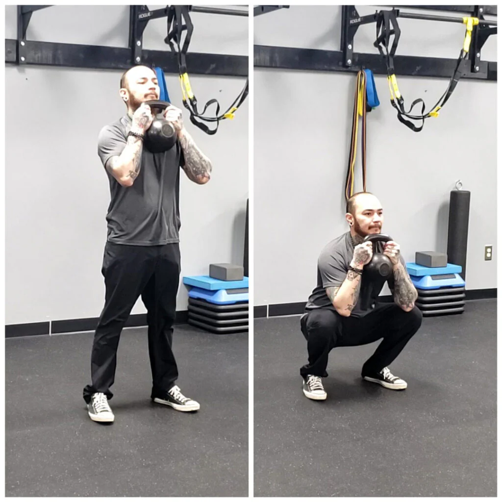 kettlebell Goblet squat