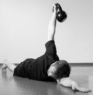 Kettlebell Arm Bar - perfect for shoulder stability and mobility -