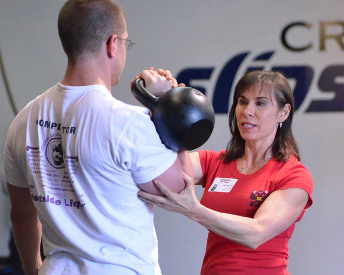Andrea Du Cane coaching rack position