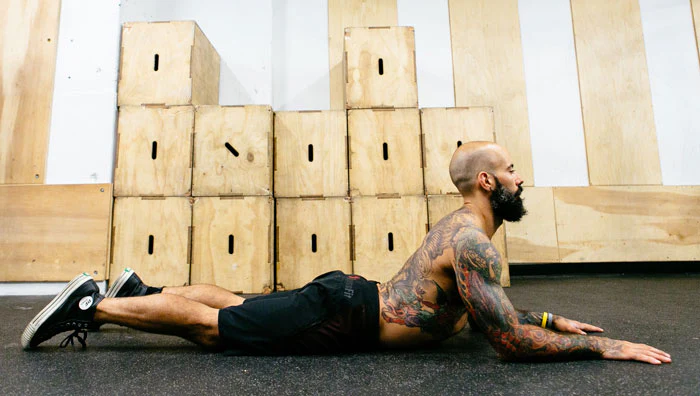 Angelo Gala Sphinx pose